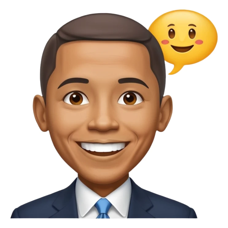 Barack Obama con una nube de dialogo diciendo "Come on!" sticker