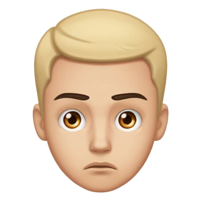 Confused and offended with one eyebrow raise  sticker