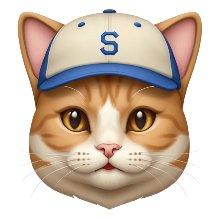 Cat wich looks like Eminem  sticker