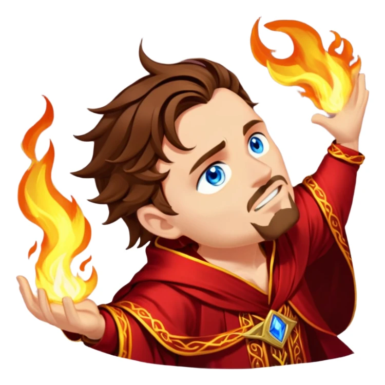 Pyromancer sticker
