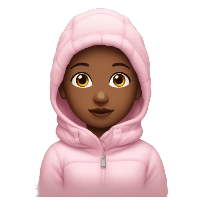 Baby pink winter daughter sticker