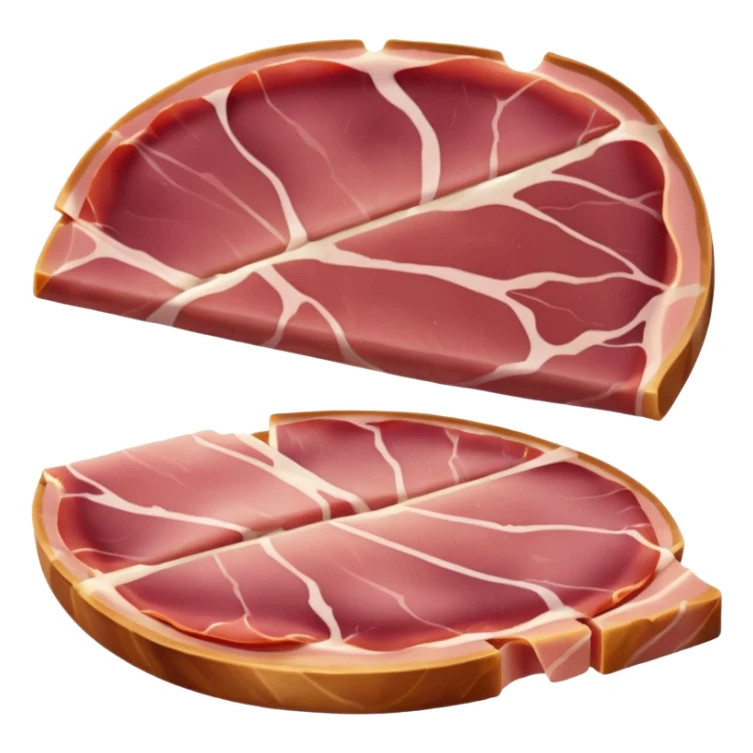 fette di prosciutto crudo affumicato sticker
