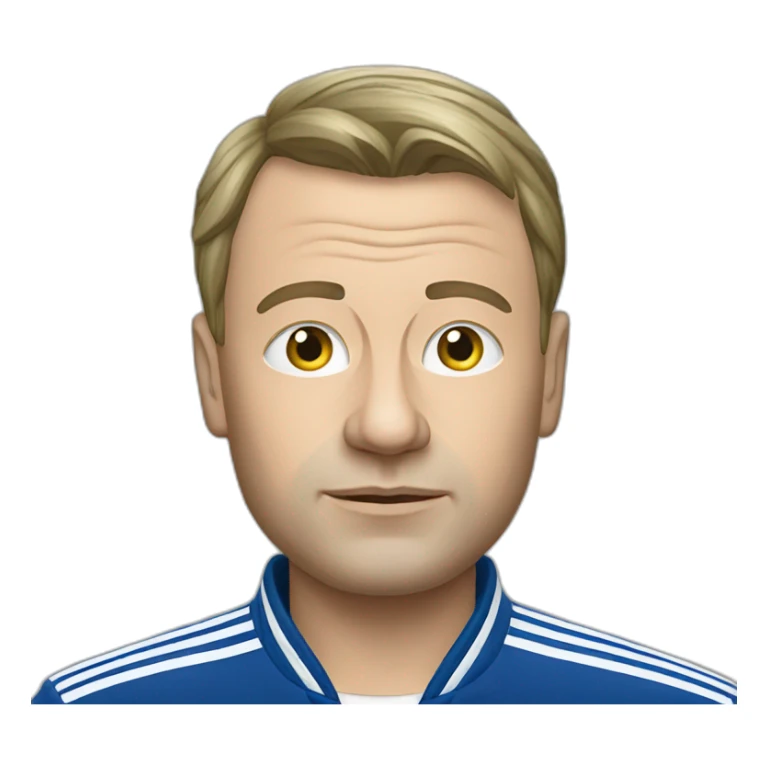 Russian gopnik in adidas suit sticker