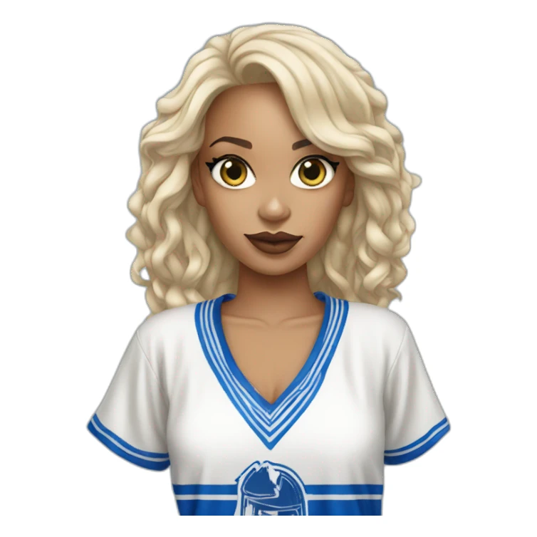 rihanna wearing saudi alhilal shirt sticker