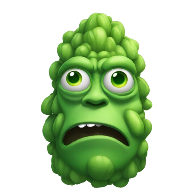 big green giant with one eye  sticker