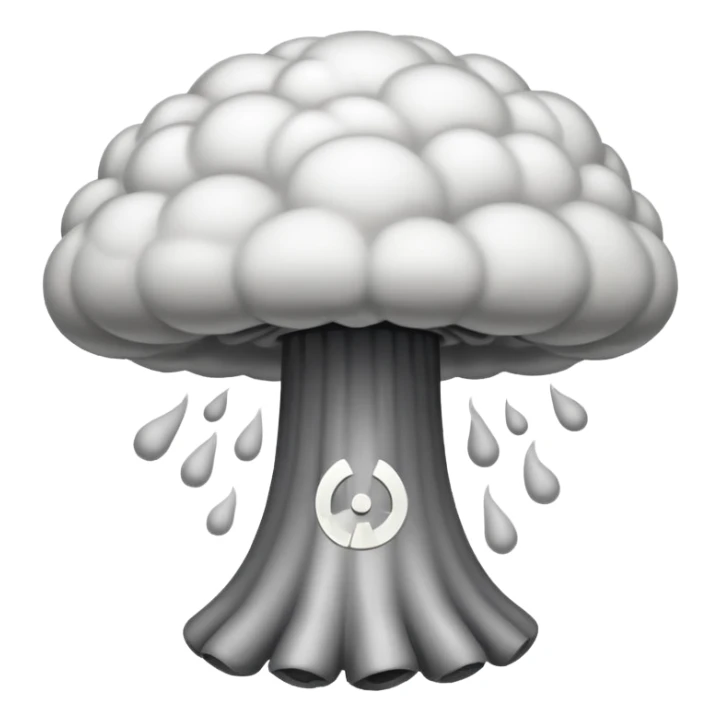 Can we make a nuclair bomb musroom cloud emoji sticker