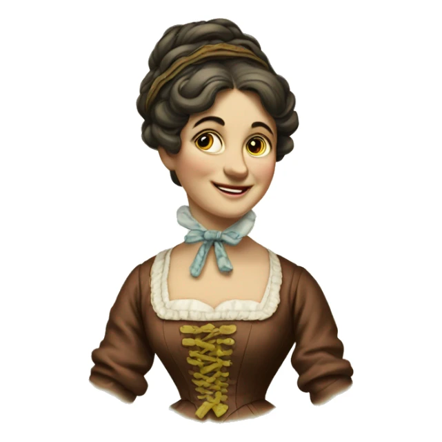 seamstress of the late 19th century sticker