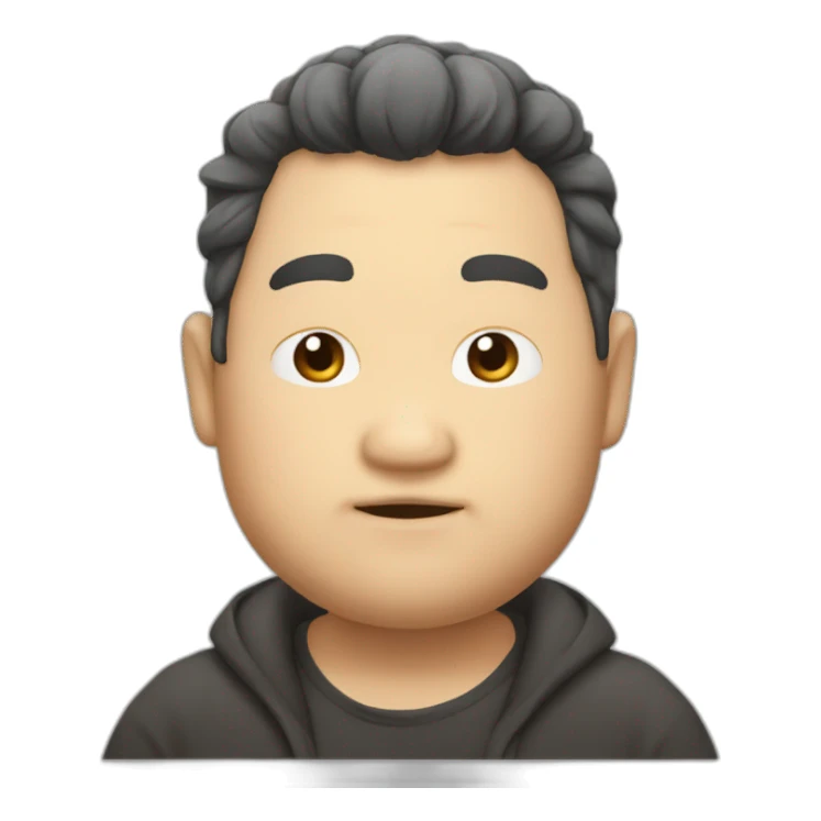 Old tanaka fat small hair sticker