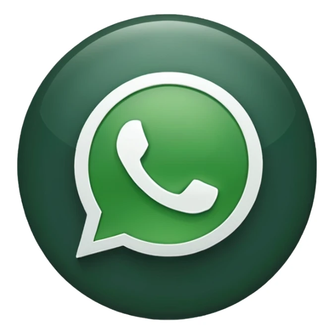 A whatsapp logo sticker