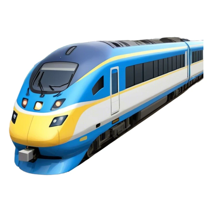 Passenger Train - New Intercity Fleet (Mariyung) (Model Year: 2023) (Iconic Colour: Blue and yellow) sticker