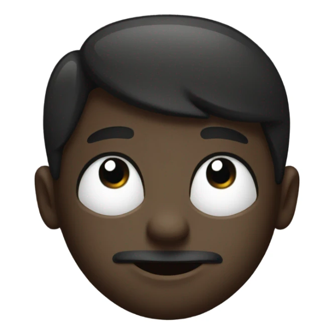 Black standard AmBully with small spot on his chin sticker