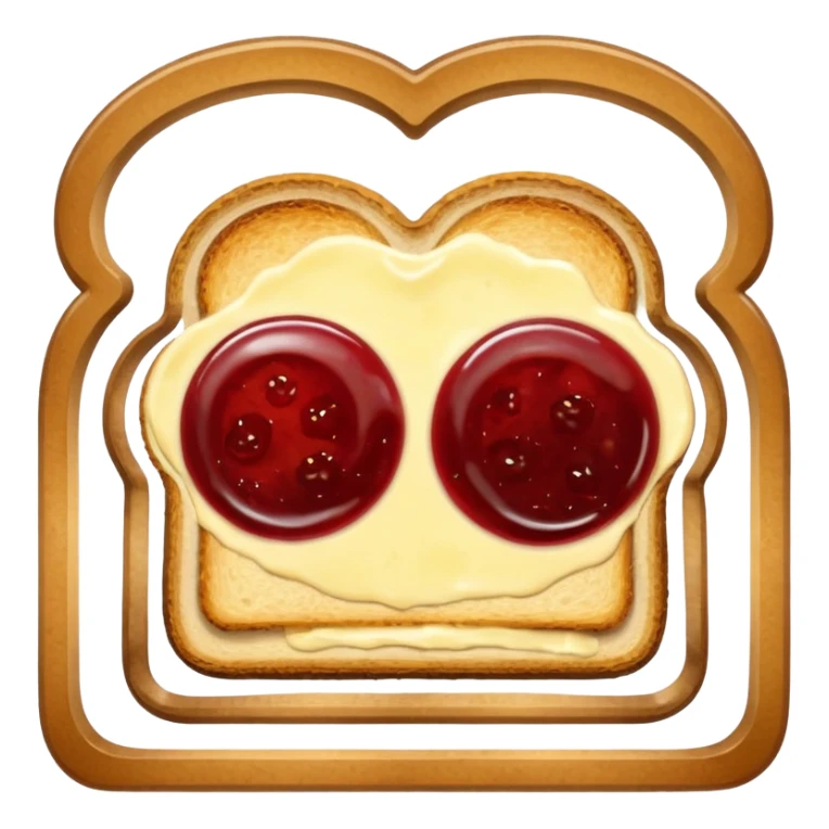 Toast with Butter and Jam
 sticker
