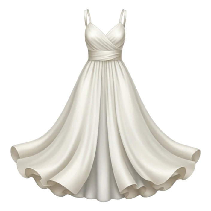 White dress  sticker