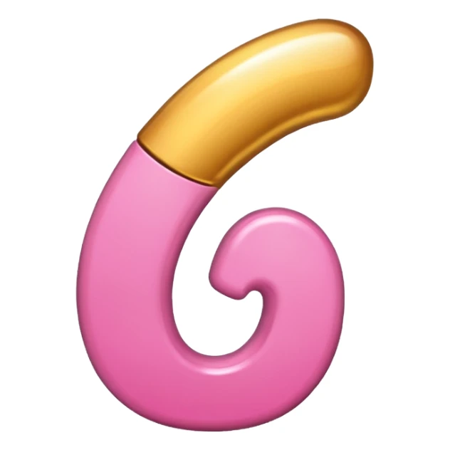 number four in pink and golden  sticker