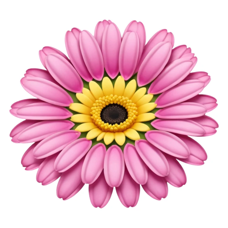 super realistic pink and yellow transvaal daisy sticker