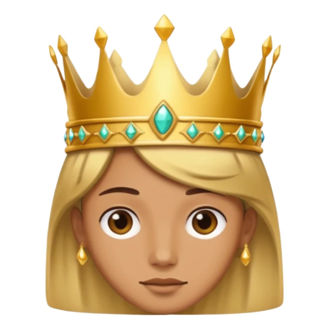 aggiungi una corona sulla testa sticker