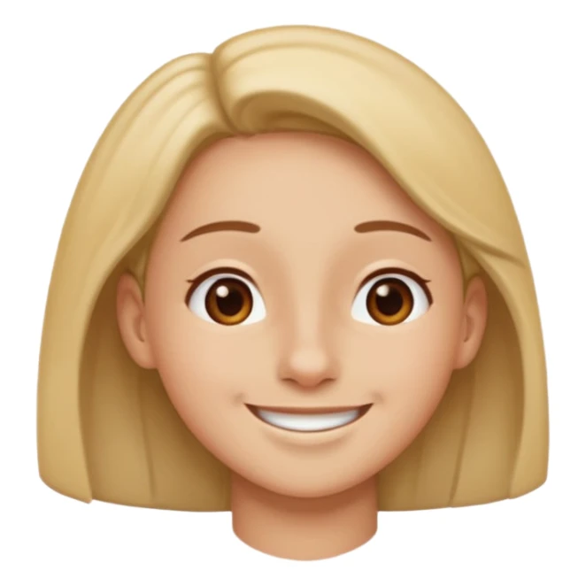 Side profile emoji with nose tilted up in the air sticker