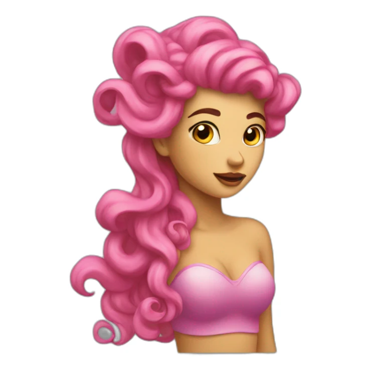 Sirena rosa sticker