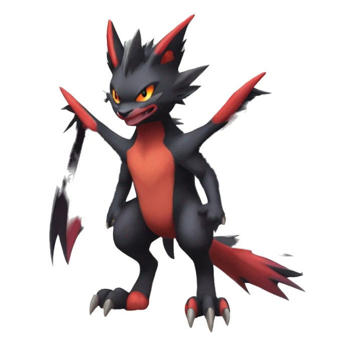 Noivern-Litten-Zoroark full body sticker