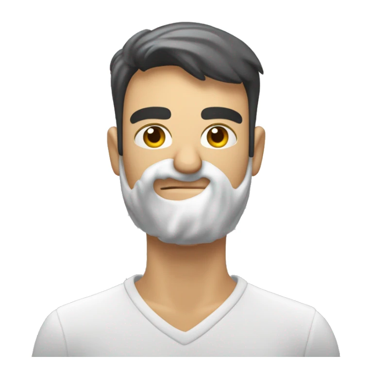 Zockender dunkelhaariger mann mit Handy auf der Toilette  sticker