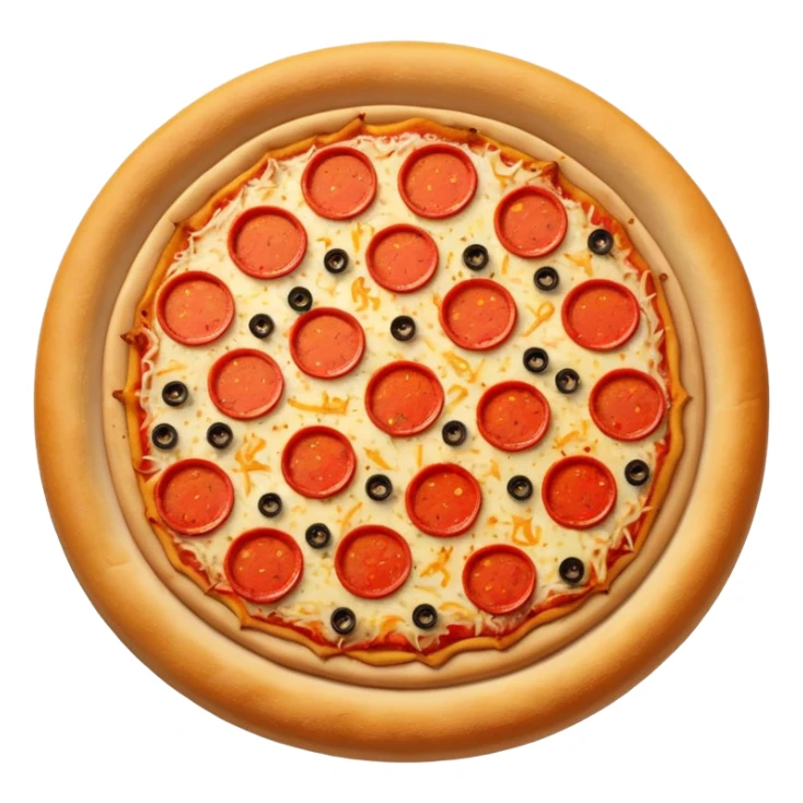 cheese pizza with hot pepper sticker