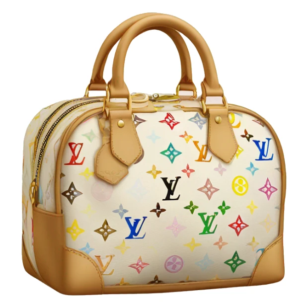 Light colored Louis Vuitton cosmetic bag  sticker