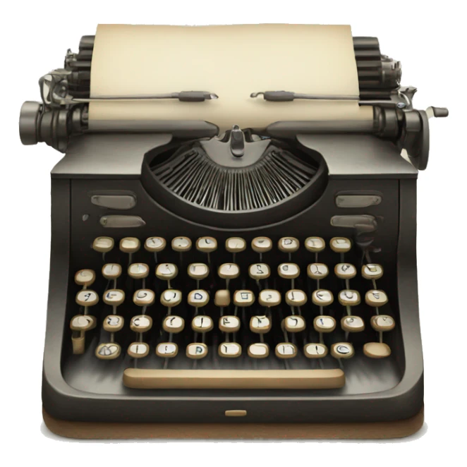 Ancient typewriter  sticker