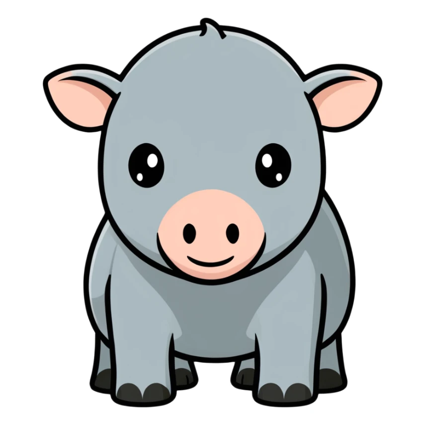 Tapir Emoji sticker