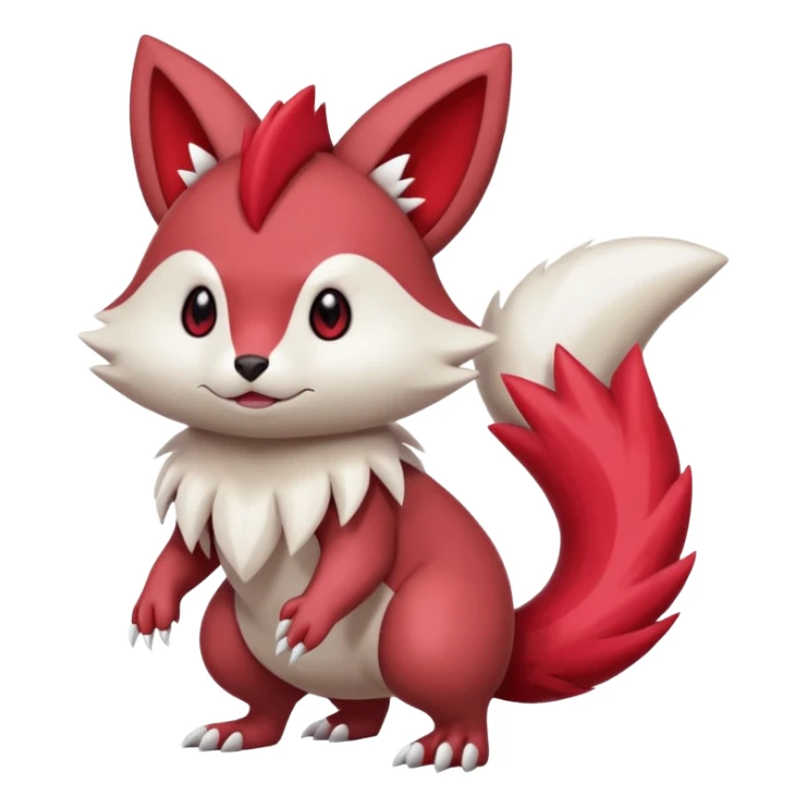 Weavile-Zangoose-Furret-fusion sticker