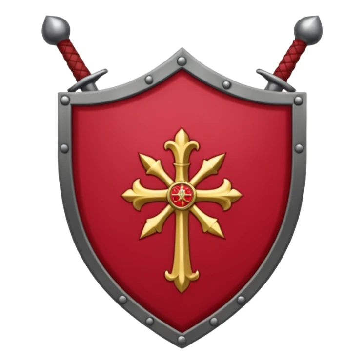 brasão sangrando medieval rosa de sangue vermelha sticker