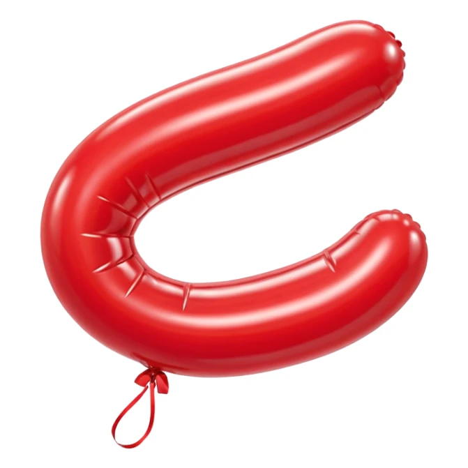 SPAM  saysage jeff koons style inflatable balloon sausage sculpture art  sticker