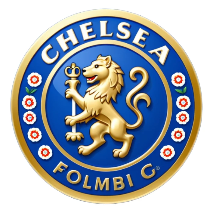 Chelsea Fc Logo 4k sticker