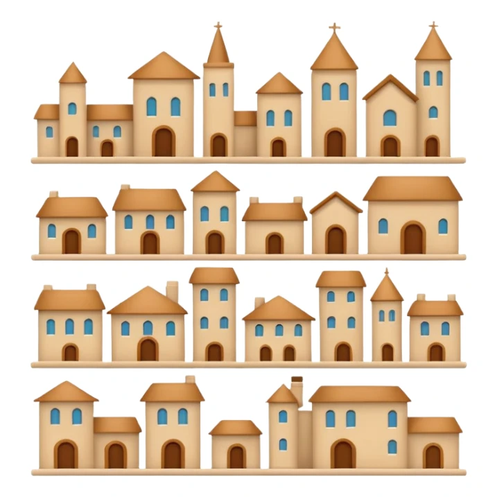beige city emoji png sticker