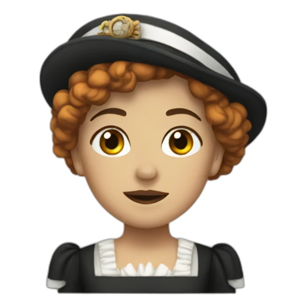 Female titanic sticker