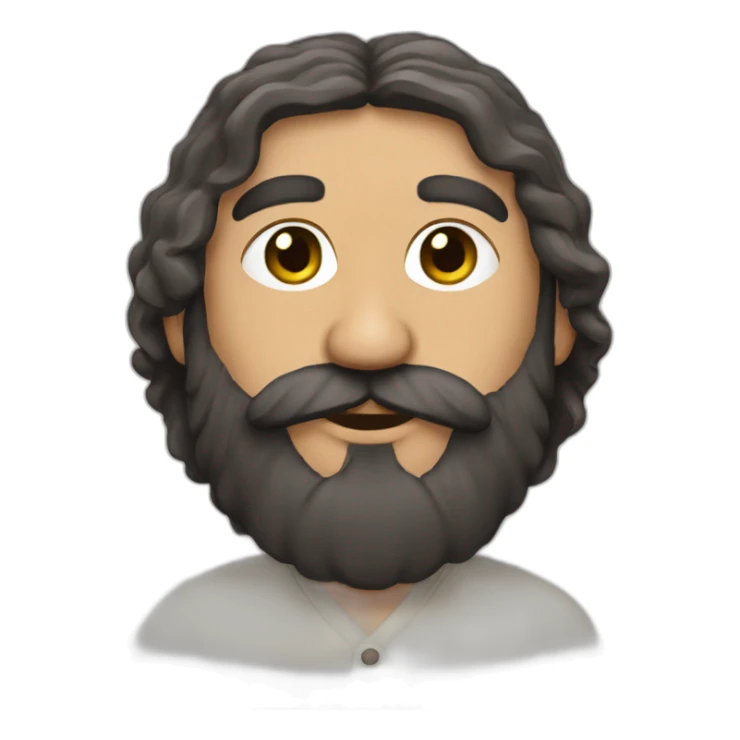 A bearded, bearded Armenian sticker