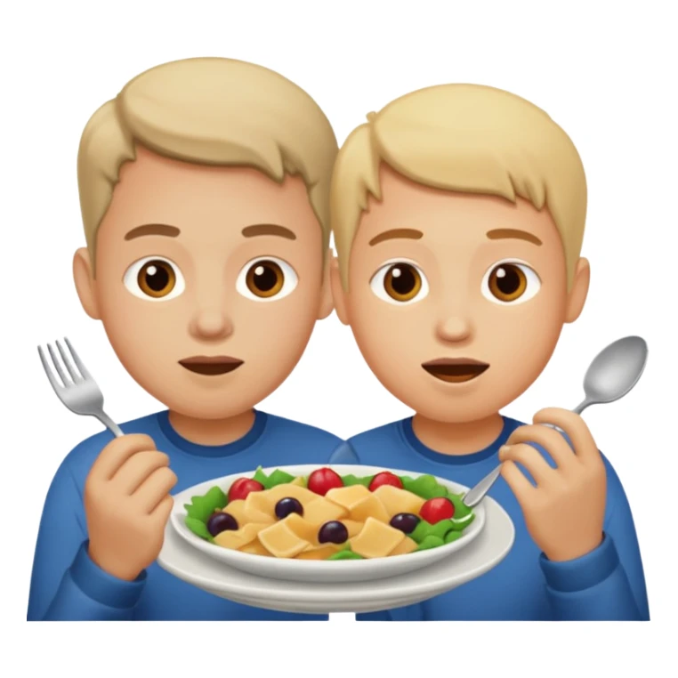 i want two person nicke eatche athore sticker