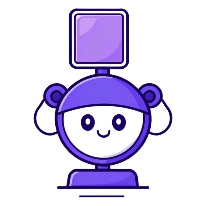 Teletorvy purple one  sticker
