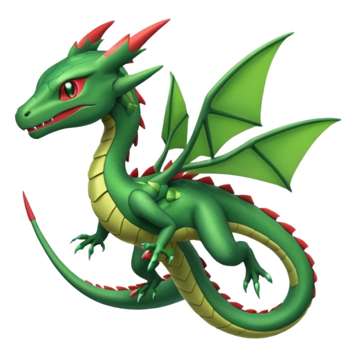Rayquaza-Sceptile-Flygon-fusion sticker