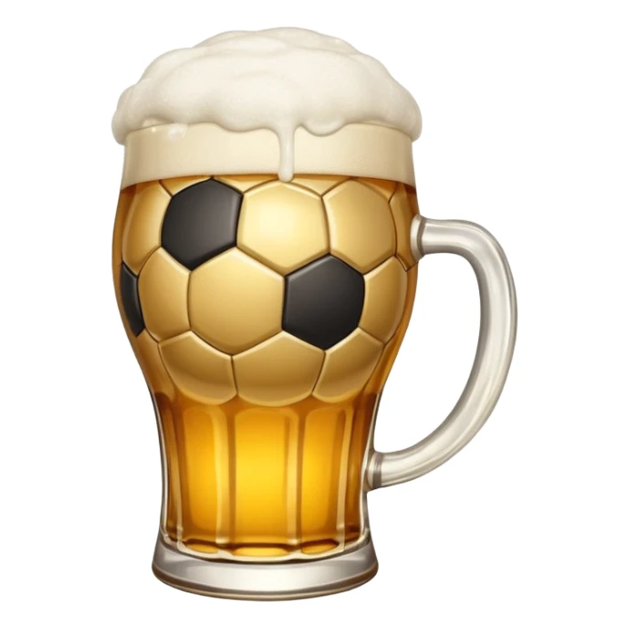 pint and soccer sticker