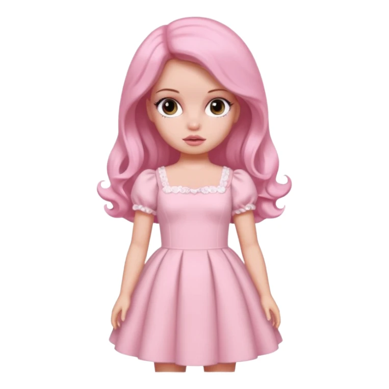 Pink girly coquettes and doll core baby pink Lana del ray core  sticker
