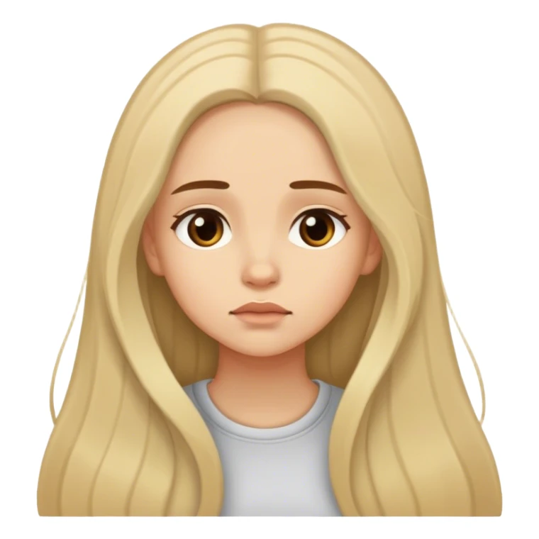 a girl who’s thinking about her ex  sticker