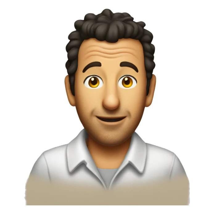 adam sandler wearing a chicken costume  sticker