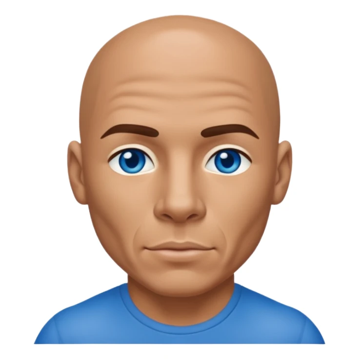 Armando "Pitbull" Pérez with blue eyes sticker