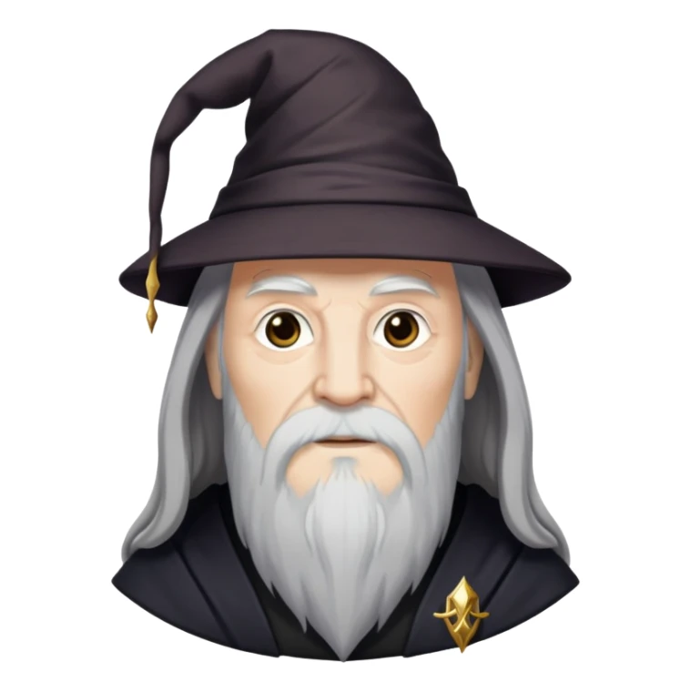 Dumbledore wizard with long white beard and Snape with black hair together sticker