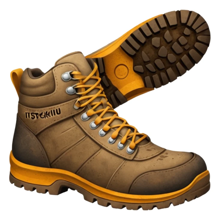 generate a ultra realistic cinematic shoe print-style inscription "ИСТОРИЧЕСКИЙ" sticker