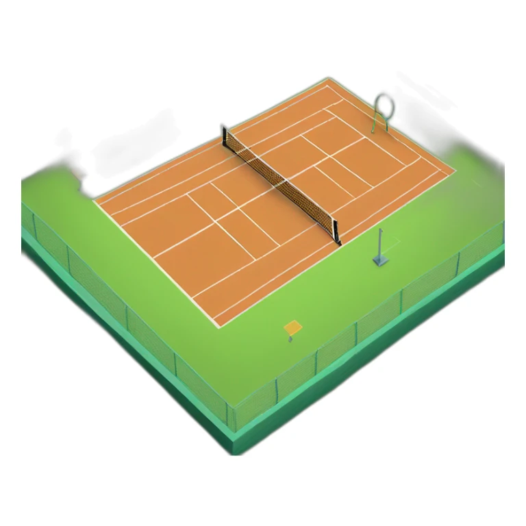 tennis court sticker