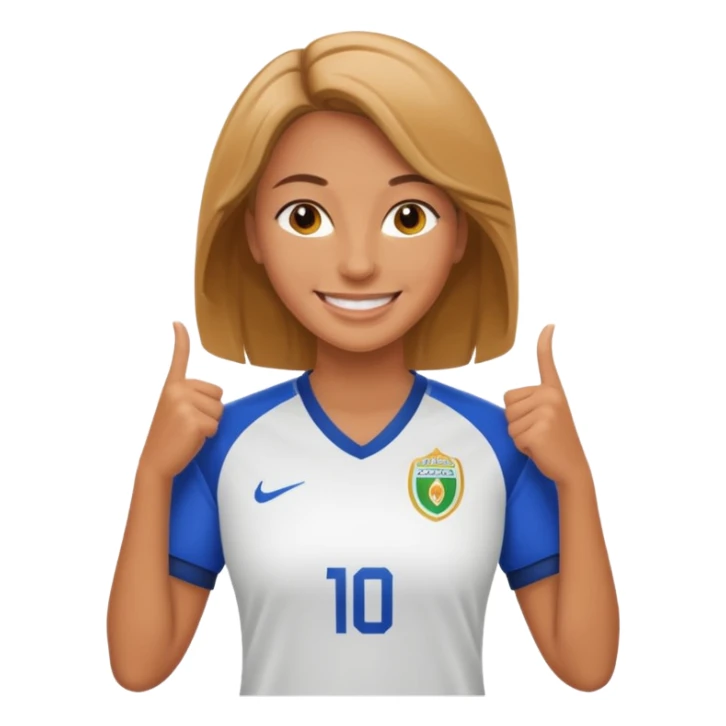 woman futboll sticker