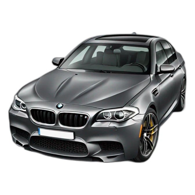 Bmw m5 grey sticker