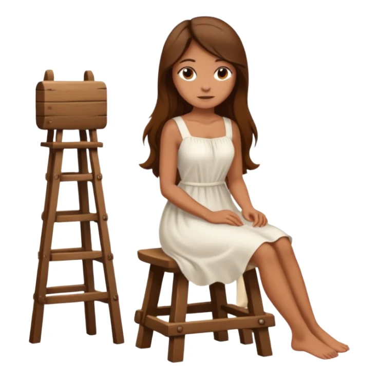 Woman spreading legs revealing vagina sticker