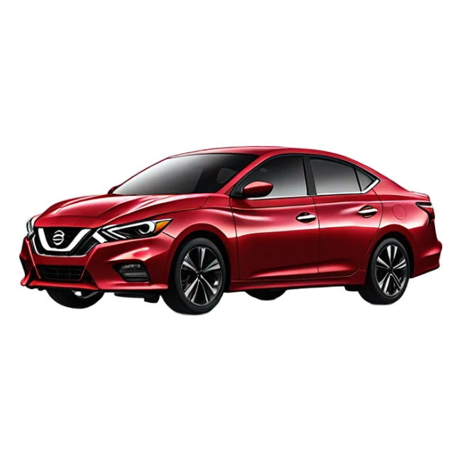 Red Nissan Sentra 2024 sticker